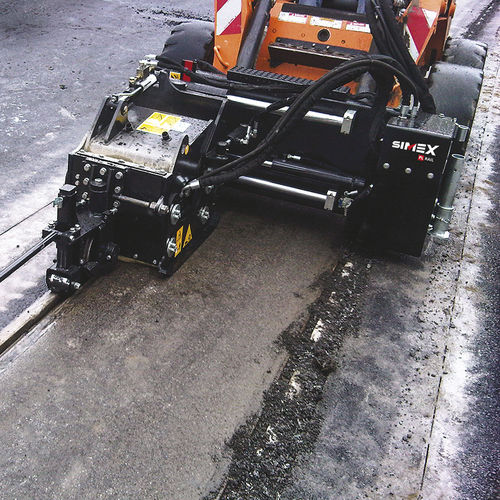Cutter di asfalti - PL 40.25 RAIL - Simex S.r.l - su guida di scorrimento / idraulico
