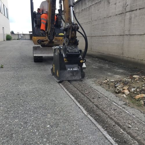 Pialla da pavimento - PLB 200 - Simex S.r.l - per braccio escavatore