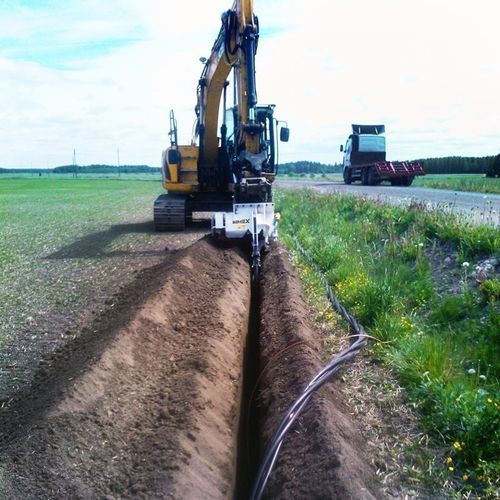 Trencher a catena - CHD 90B - Simex S.r.l - gommato