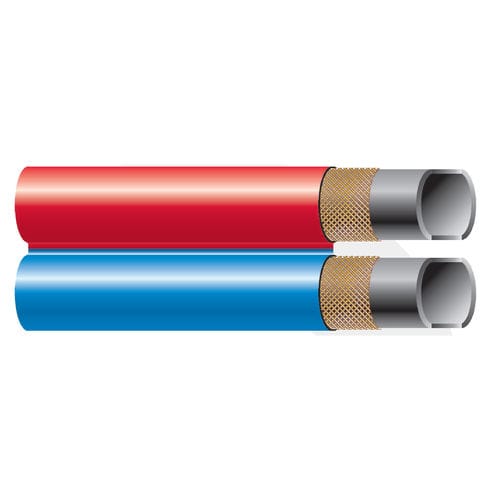 Tubo flessibile per acetilene - TWIN  - Semperflex - per GPL / per idrogeno / in gomma