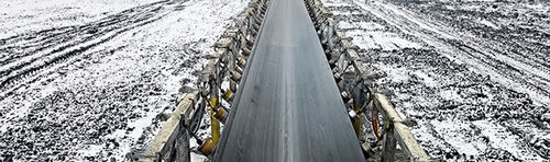 Rivestimento resistente al freddo - Transcold - Sempertrans - di protezione / resistente all'abrasione / per nastro trasportatore