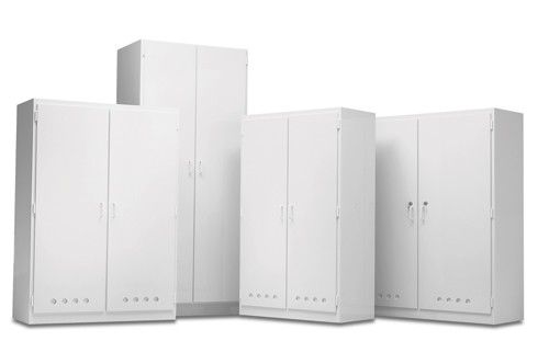 Armadio di stoccaggio - FumeGard NU-53 series - NuAire - da officina / con piedi / con 2 sportelli