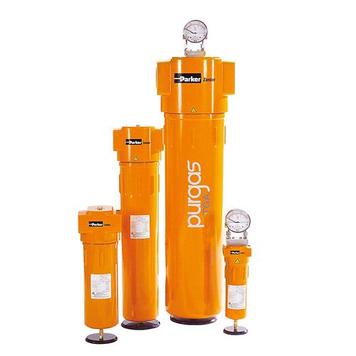 Filtro a gas - TGA series - Parker Gas Separation and Filtration Division EMEA - a cartuccia / a pressione / industriale