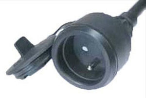 Presa elettrica IP44 - K03-BKS - Müller Plastik GmbH - resistente agli spruzzi / 2 poli / CEE