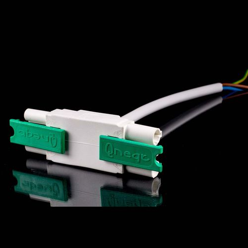 Presa e spina da incasso - Q-Tplug  - Müller Plastik GmbH - 3 poli / push-in / interbloccata
