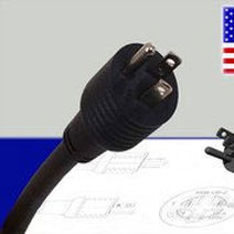 Spina elettrica NEMA - M09US-Z - Müller Plastik GmbH - 3 poli / per applicazioni automotive