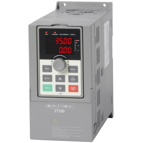 Convertitore di frequenza trifase - ST500 400V - Sourcetronic GmbH - con display digitale / Modbus / per montaggio su guida DIN