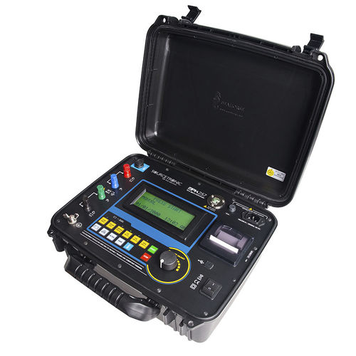 Microohmmetro digitale - MPK-256/7 - 100A - Sourcetronic GmbH - portatile / 4 cavi / a batteria