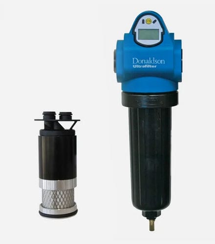 Carter per filtro a coalescenza - DF-T series - DONALDSON - a carboni attivi / per aria compressa / in materia plastica