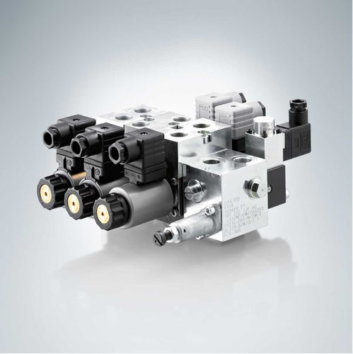 Distributore idraulico a cassetto - SWS  - HAWE Hydraulik SE - azionato tramite solenoide / compatto / proporzionale