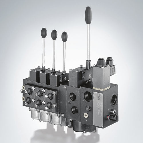 Distributore idraulico a cassetto - PS series - HAWE Hydraulik SE - con azionamento manuale / elettroidraulico / proporzionale