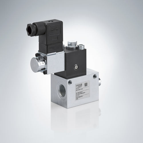 Valvola a comando elettrico - SE series - HAWE Hydraulik SE - per controllo di flusso / di riduzione di pressione / dosatrice
