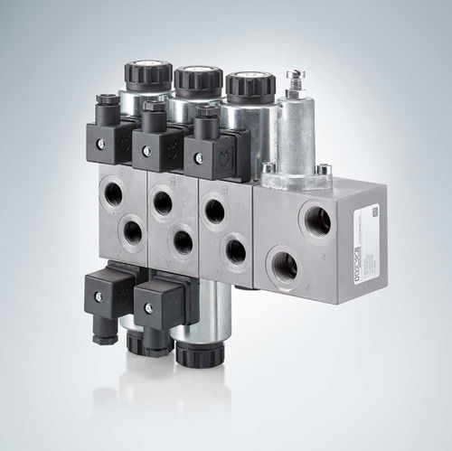 Distributore idraulico a cassetto - CWS series - HAWE Hydraulik SE - a comando assistito / compatto / in alluminio