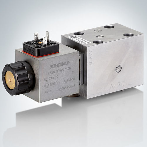 Distributore idraulico a valvola - NBVP - HAWE Hydraulik SE - azionato tramite solenoide / a 4/3 vie / a 3/2 vie