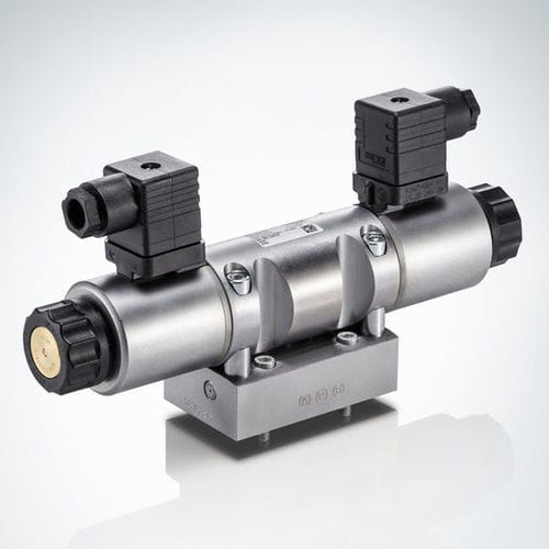 Distributore idraulico a valvola - ROLV - HAWE Hydraulik SE - elettroidraulico / a 4/3 vie / 4/2