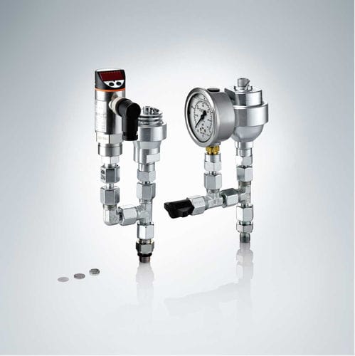 Raccordo idraulico - X 84 series - HAWE Hydraulik SE - ad avvitamento / a gomito / in acciaio inossidabile