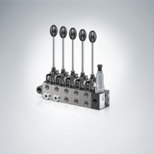Distributore idraulico a cassetto - DL series - HAWE Hydraulik SE - con azionamento manuale / compatto