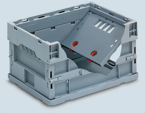 Cassa-pallet in plastica - RAKO 34-43xx series - Engels Manutention et Environnement - con sleeve pieghevole