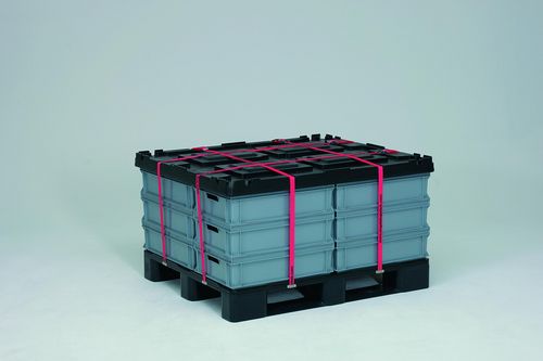 Pallet in plastica - P1210 series - Engels Manutention et Environnement - euro / di stoccaggio / con coperchio