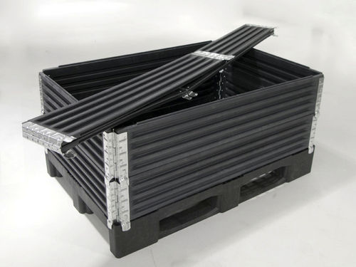 Paretale per pallet in plastica - max. 1 200 x 1 000 x 200 mm | 90418-ORxxxx series - Engels Manutention et Environnement