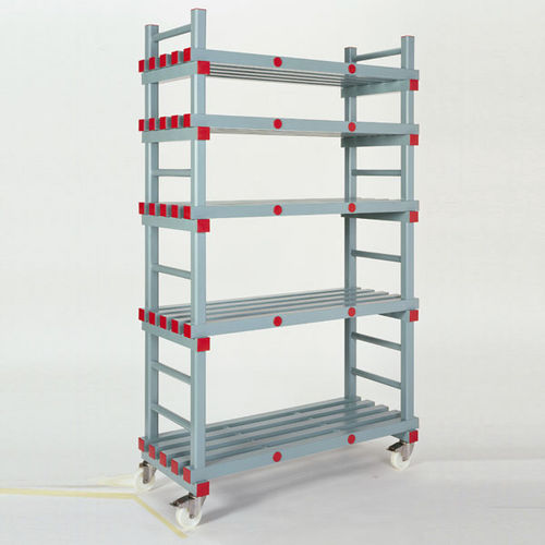 Scaffalatura di commercio - max. 2 000 x 500 mm | R51xxx - Engels Manutention et Environnement - modulare / per carichi leggeri / in plastica