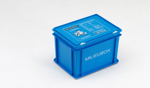 Contenitore per rifiuti in plastica - MK-502, 9-2055 series - Engels Manutention et Environnement - per rifiuti pericolosi / con coperchio