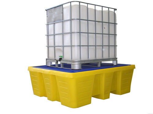 Vasca di ritenzione per contenitore IBC - max. 2 500 x 1 300 x 580 mm | LB series - Engels Manutention et Environnement - in plastica