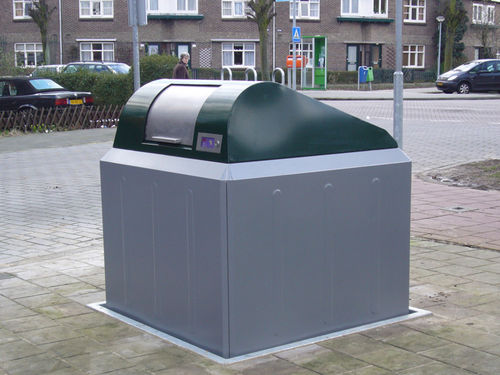 Cassonetto in plastica - QUATTRO, TIÈRSO ECO, CS, CSS series - Engels Manutention et Environnement - per scarti industriali