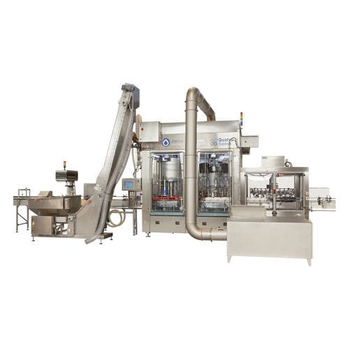 Sciacquatrice riempitrice chiuditrice per liquidi viscosi - Quatro Sensi - Hema Filling - per l'industria alimentare e delle bevande / per latticini / rotativa