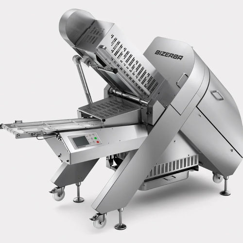 Affettatrice per carne - A 560 - BIZERBA - automatica / 400 V trifase / in acciaio inossidabile