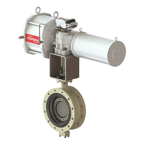 Valvola ad alta prestazione - Valtek TX3 - FLOWSERVE - a farfalla / a comando pneumatico / per controllo di flusso