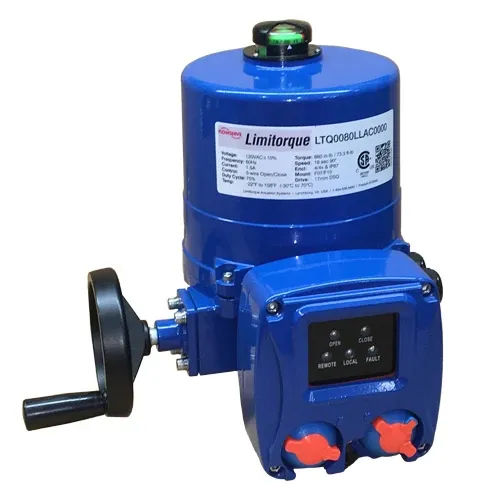 Attuatore elettrico - LTQ series - FLOWSERVE - rotativo / DC / 24 V