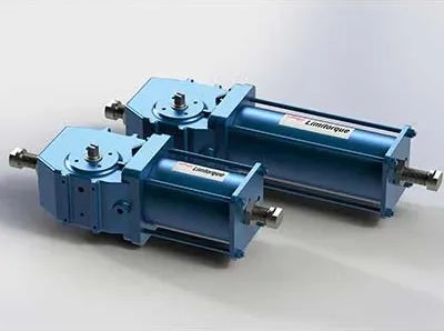 Attuatore pneumatico - LPC series - FLOWSERVE - con meccanismo a glifo / a doppio effetto / in acciaio inossidabile