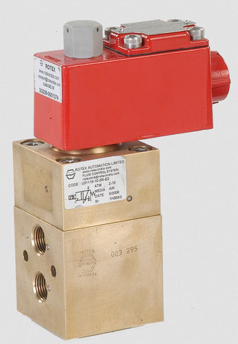 Elettrovalvola a comando assistito - M3002V01 - Rotex Automation Limited - a 3 vie / NC / NO