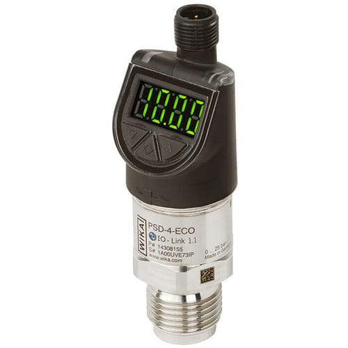 Pressostato elettronico - PSD-4-ECO - WIKA Alexander Wiegand SE & Co. KG - con interfaccia IO-Link / per applicazioni idrauliche / OEM