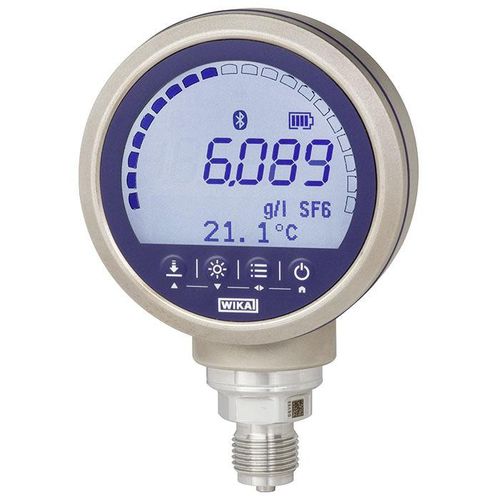 Indicatore di temperatura - GDI-100-D - WIKA Alexander Wiegand SE & Co. KG - di pressione / di densità / display LCD