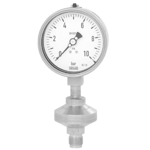 Separatore a membrana con raccordo filettato - 990.34 - WIKA Alexander Wiegand SE & Co. KG - per manometro / per processi chimici / petrochimico