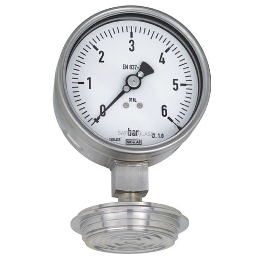 Separatore a membrana con raccordo filettato - 990.24 - WIKA Alexander Wiegand SE & Co. KG - per manometro / per sterilizzazione / per l'industria agroalimentare