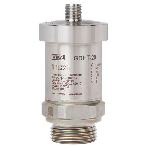 Trasmettitore di pressione relativa - GDHT-20 - WIKA Alexander Wiegand SE & Co. KG - a membrana / Modbus / filettato