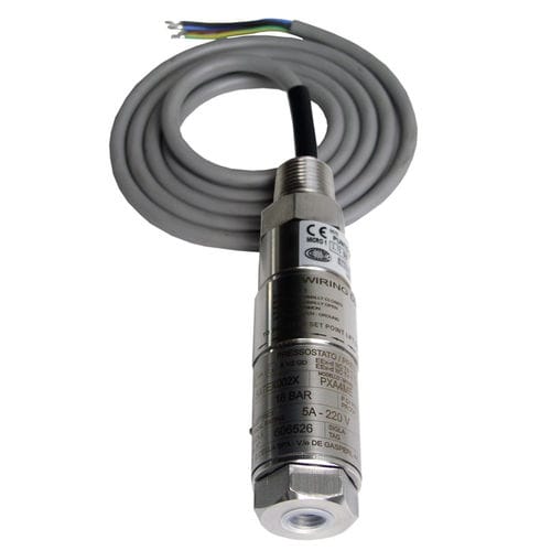 Pressostato meccanico - PXS - WIKA Alexander Wiegand SE & Co. KG - per liquidi / per gas / in acciaio inossidabile