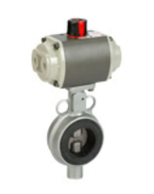 Valvola a farfalla - BFV-4322B series - Avcon Controls PVT. Ltd. - a comando pneumatico / di controllo / per acqua