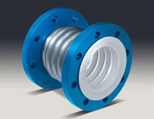 Compensatore di dilatazione in acciaio - Baum Kunststoffe GmbH - rotondo / con flangia / per acqua