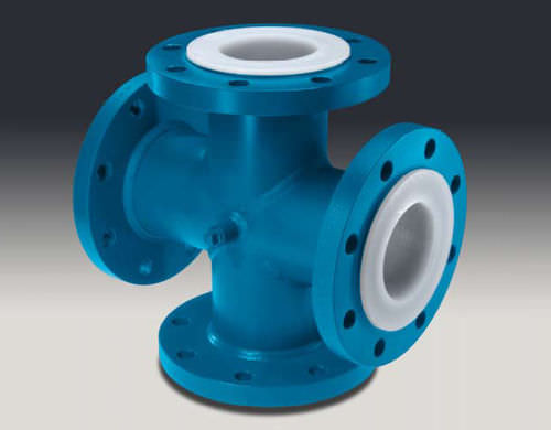 Raccordo idraulico - Baum Kunststoffe GmbH - con flangia / a croce / PTFE