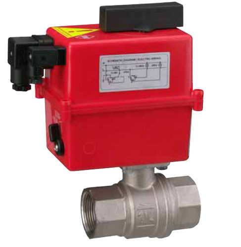 Valvola a sfera - AKE64 series - G. Bee GmbH - a comando elettrico / per acqua / a 2 vie