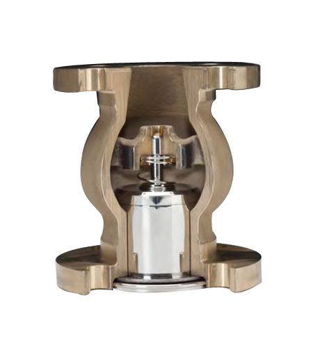 Valvola di ritegno a disco - GLC®  - DFT Inc. - con flangia / in acciaio inossidabile / in bronzo