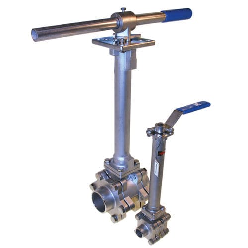 Valvola criogenica - 1380 - Dansk Ventil Center A/S - a sfera / manuale / per ossigeno
