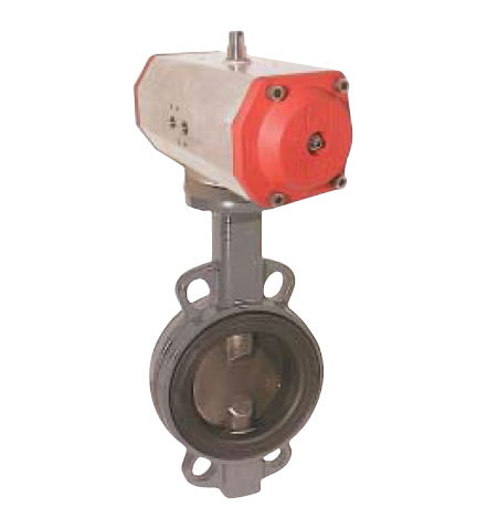 Valvola a farfalla - TA-ED series - END-Armaturen GmbH & Co. KG - a comando pneumatico / per acqua