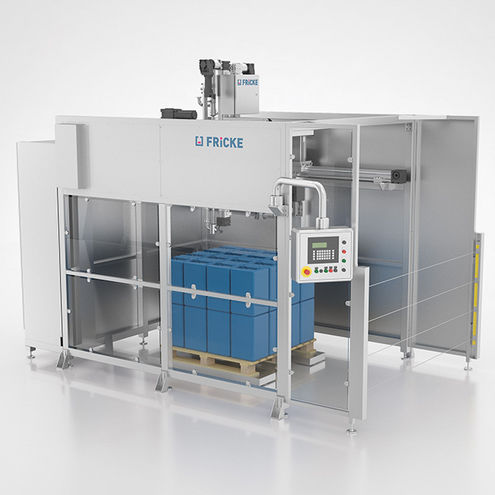 Riempitrice automatica - FFS 20 - FRICKE Abfülltechnik GmbH & Co. KG - per fusti su pallet / per liquido
