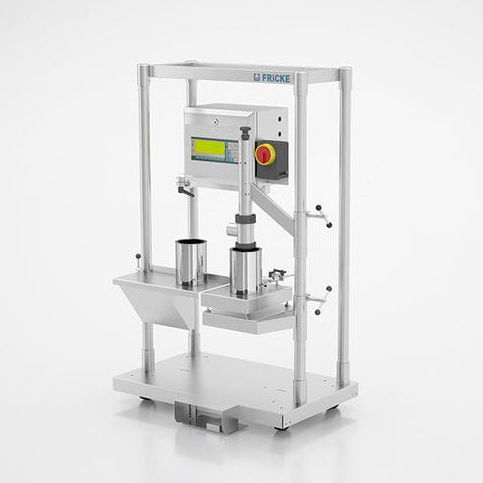 Riempitrice semiautomatica - EFS 10 - FRICKE Abfülltechnik GmbH & Co. KG - multicontenitore / per lattine / canister