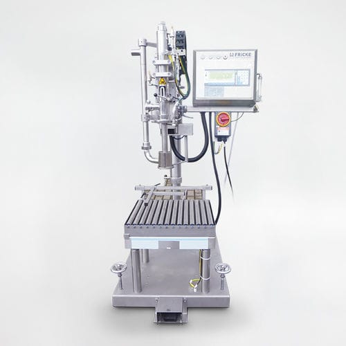 Riempitrice semiautomatica - EFS 31 - FRICKE Abfülltechnik GmbH & Co. KG - per secchi / per bidoni / canister
